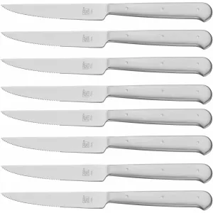 Zwilling 8-Piece Porterhouse Knife Set 1019399 jute rug, burlap rug