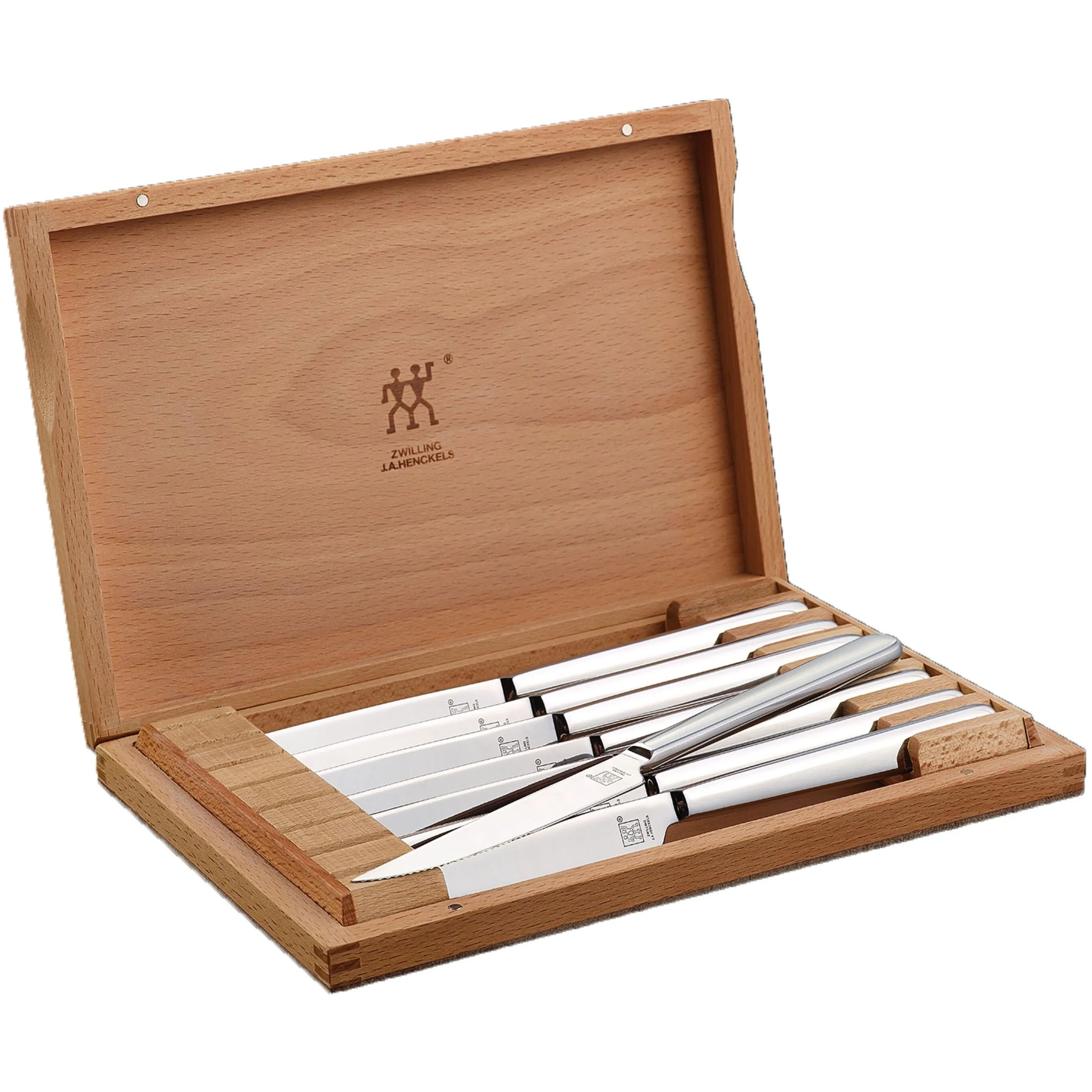 Zwilling 8-Piece Steak Knife Set 22764-800 jute rug, burlap rug
