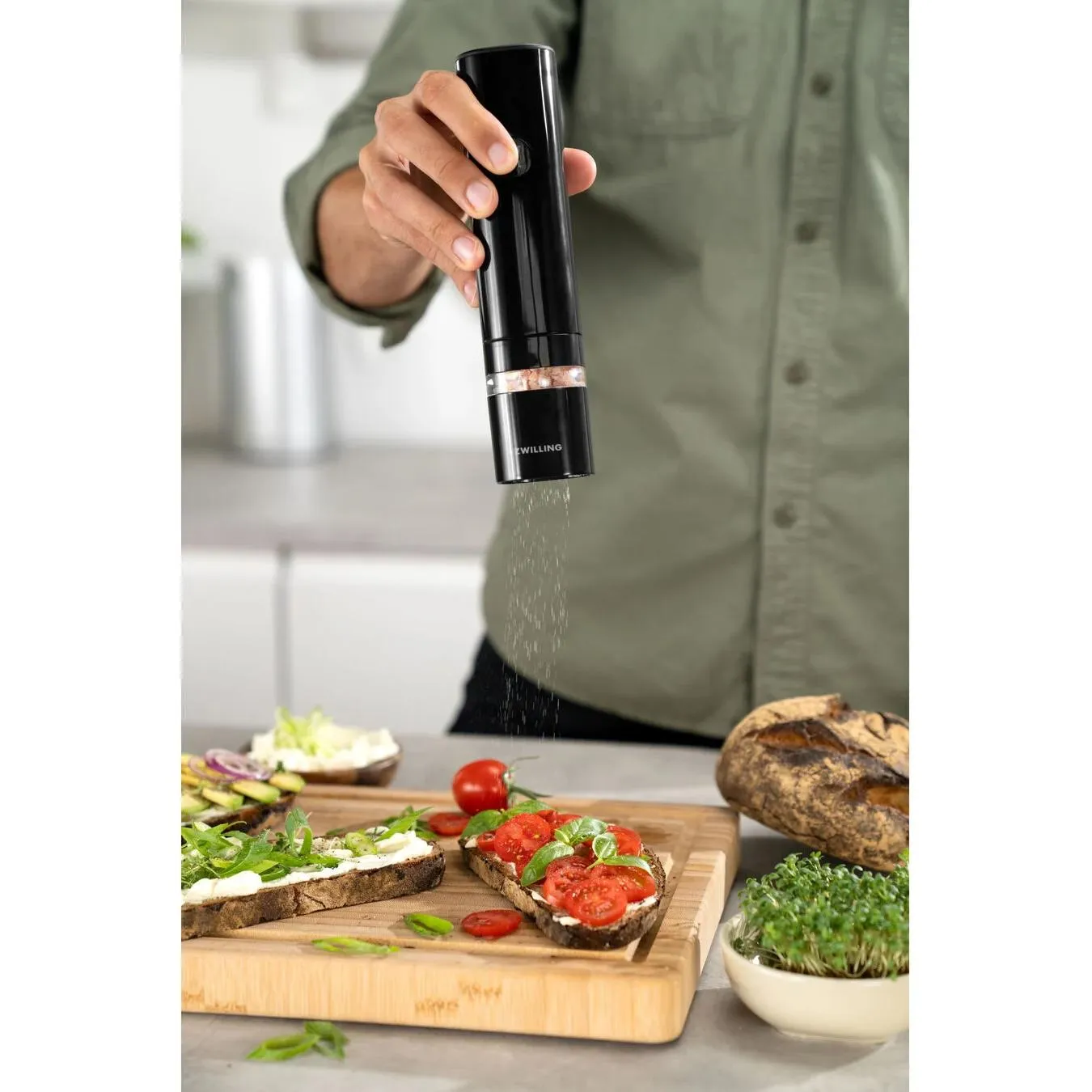 Zwilling Enfinigy Electric Salt & Pepper Mill Set 1009639