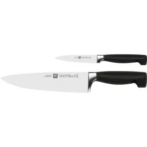 Zwilling Four Star 2-Piece Knife Set 1002312 jute rug, burlap rug