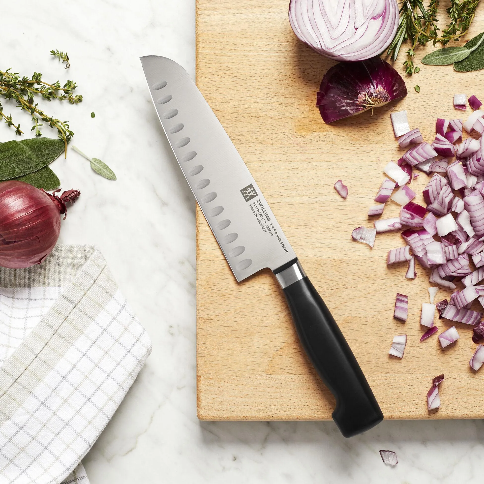 Zwilling Four Star 7-inch Santoku Knife 1001635