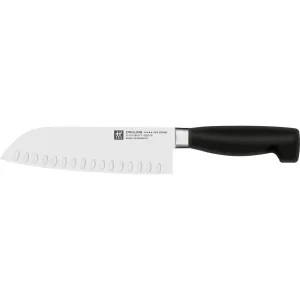 Zwilling Four Star 7-inch Santoku Knife 1001635 jute rug, burlap rug