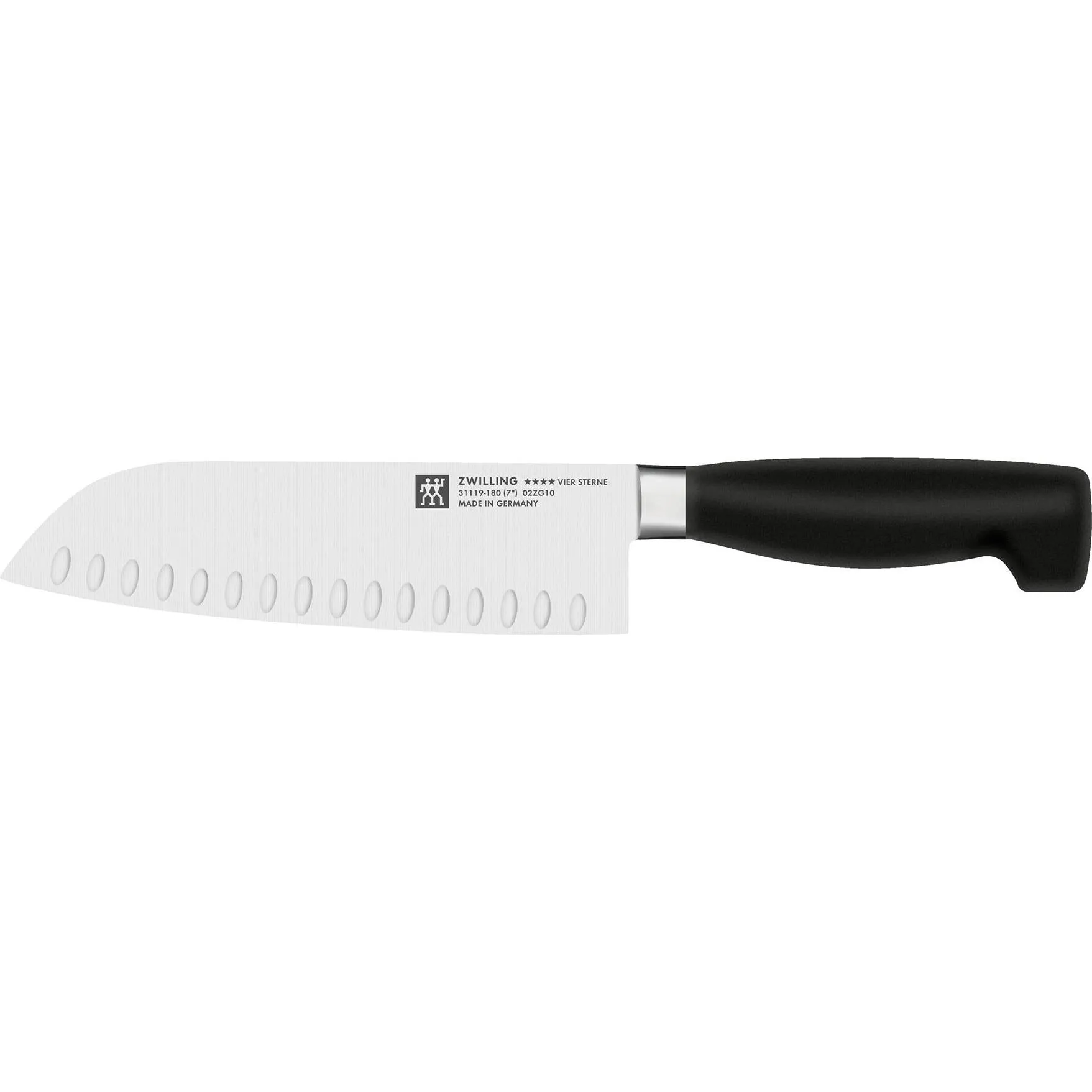 Zwilling Four Star 7-inch Santoku Knife 1001635 jute rug, burlap rug