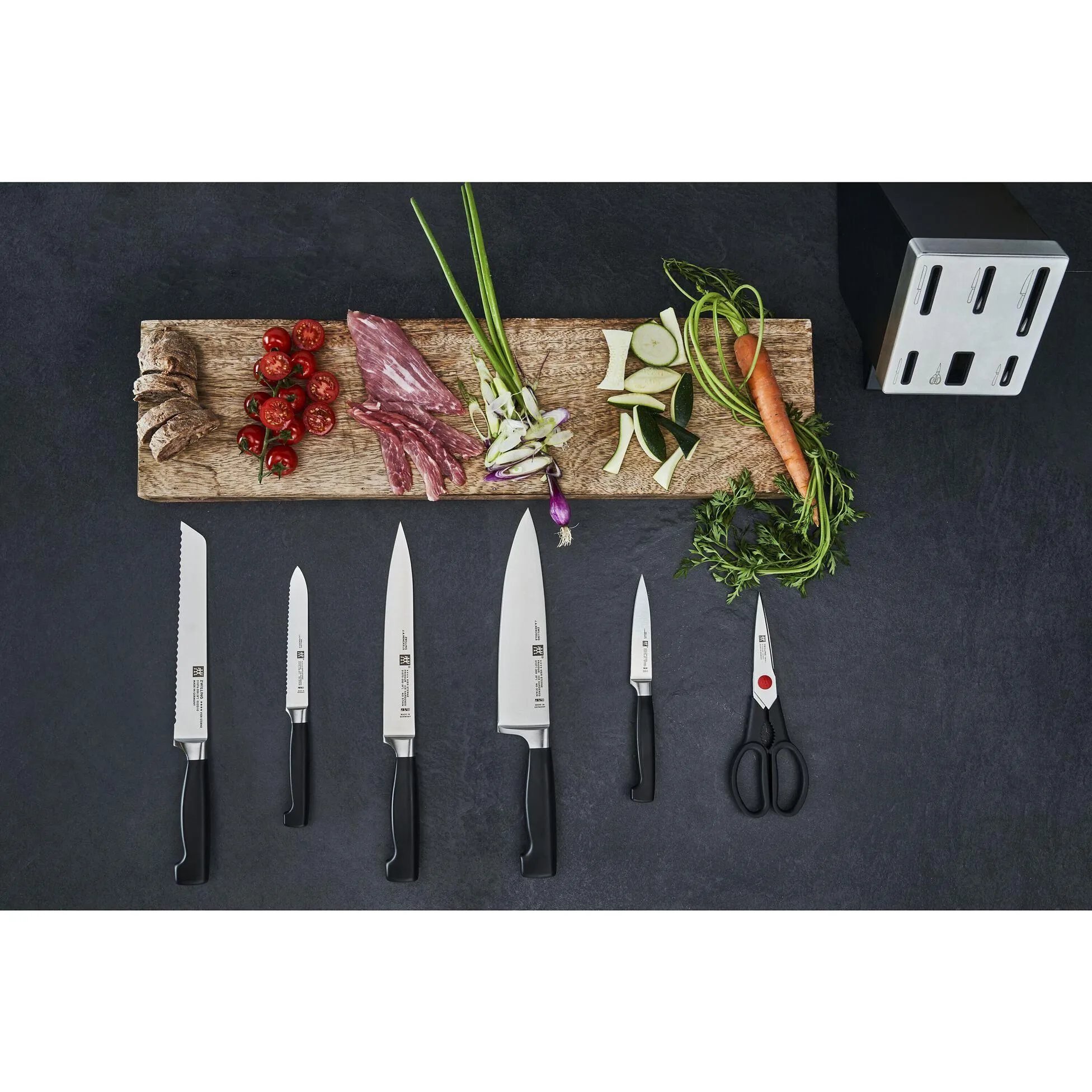 Zwilling Four Star 7-Piece Knife Block Set 1002303