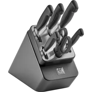 Zwilling Four Star 7-Piece Knife Block Set 1027272 jute rug, burlap rug