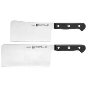Zwilling Gourmet 2-Piece Cleaver Knife Set 36130-000 jute rug, burlap rug