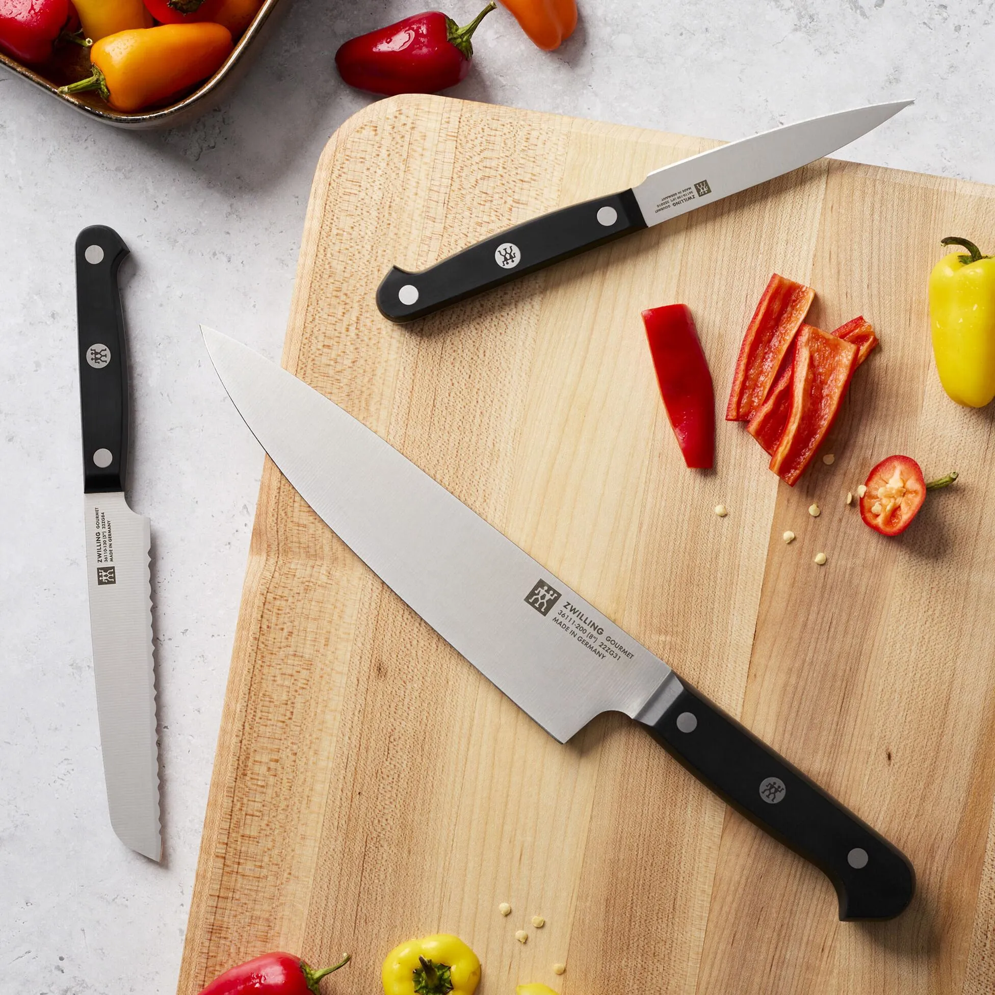 Zwilling Gourmet 3-Piece Knife Set 1030465