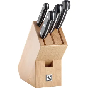 Zwilling Gourmet 5-Piece Knife Block Set 1002446 jute rug, burlap rug