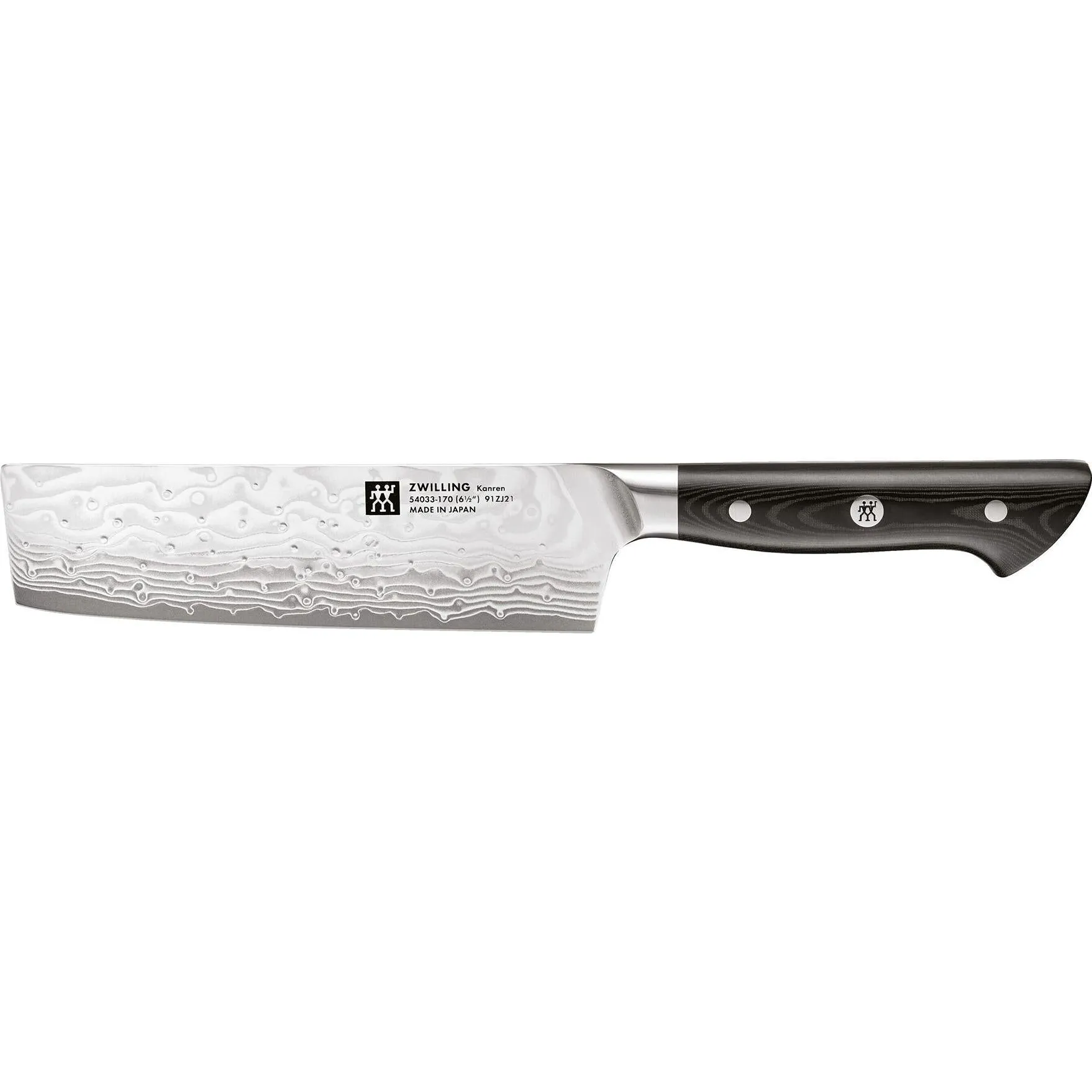 Zwilling Kanren 6.5-inch Nakiri Knife 1016172 jute rug, burlap rug