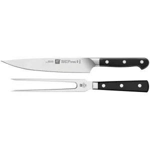 Zwilling Pro 2-Piece Carving Set 38430-010 jute rug, burlap rug