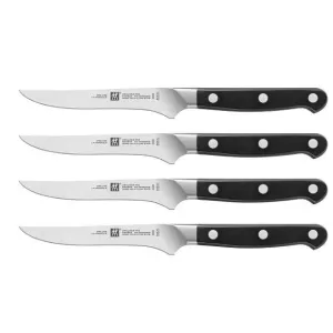 Zwilling Pro 4-Piece Steak Knife Set 38430-002 jute rug, burlap rug