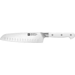 Zwilling Pro Le Blanc 7-inch Santoku Knife 1023905 jute rug, burlap rug