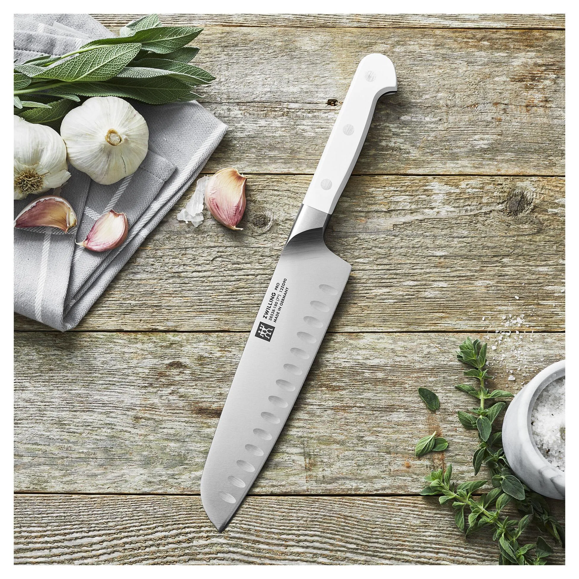 Zwilling Pro Le Blanc 7-inch Santoku Knife 1023905