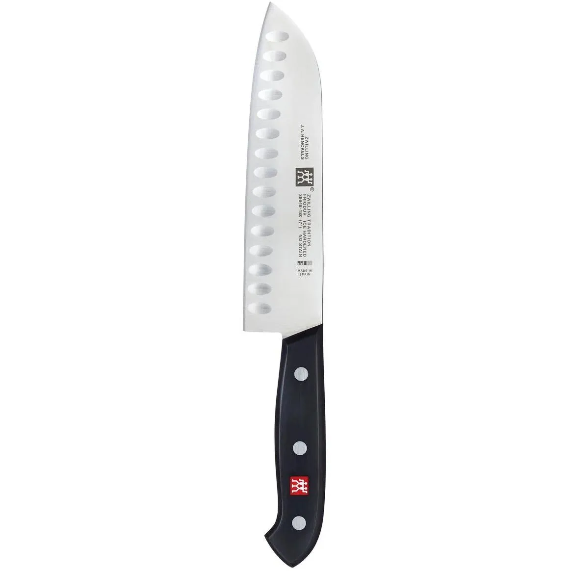 Zwilling Tradition 7-inch Santoku Knife 1019235 jute rug, burlap rug