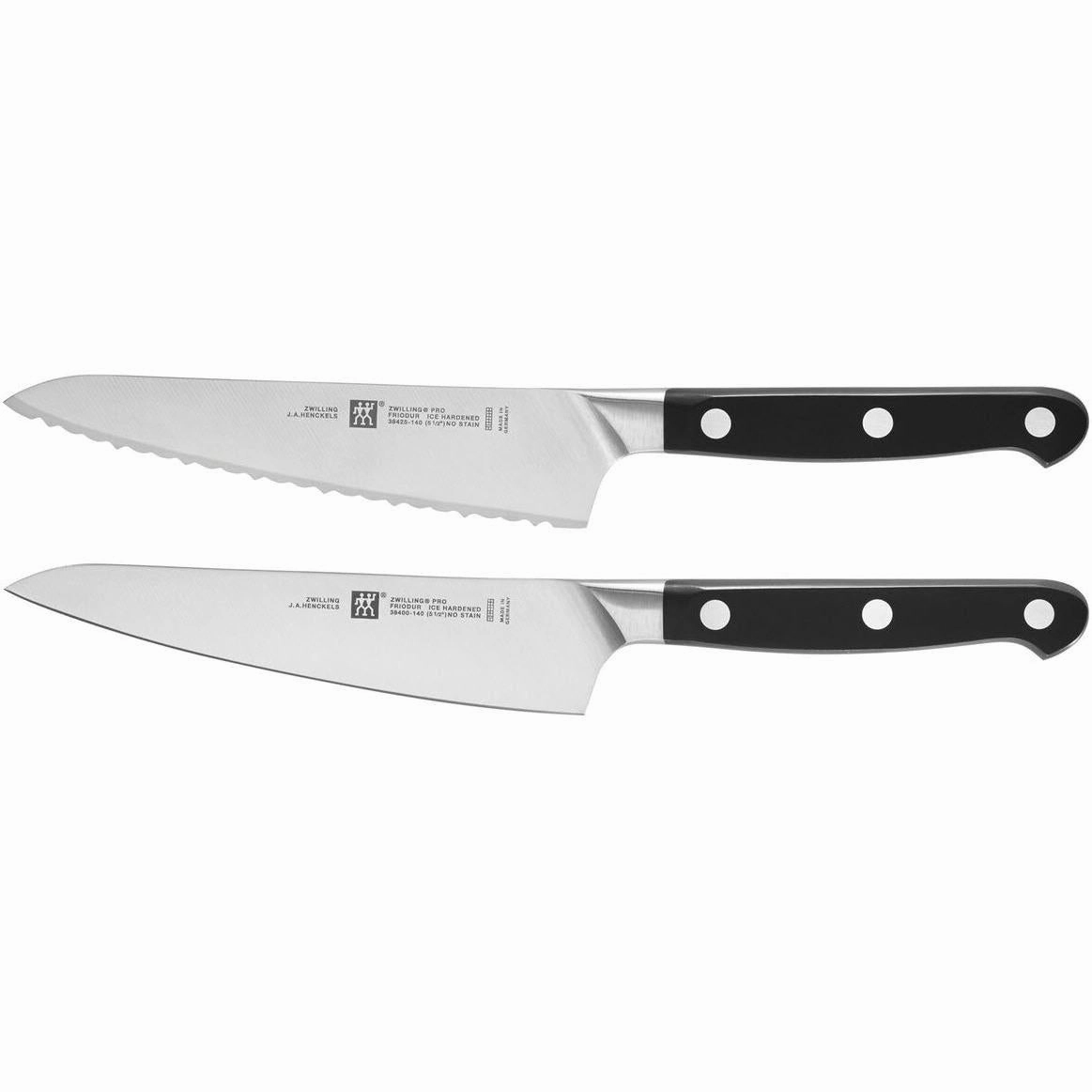 Zwilling Pro 2-Piece Knife Set 38430-014 jute rug, burlap rug