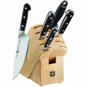 Zwilling Pro 6-Piece Knife Block Set 1019129 jute rug, burlap rug