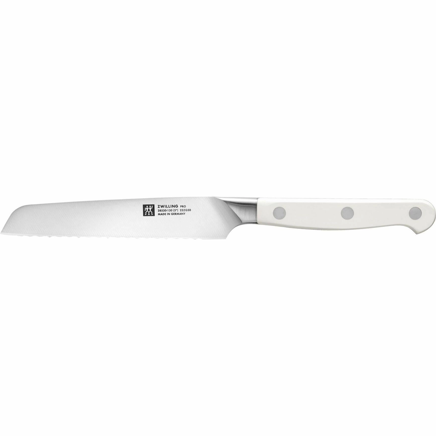Zwilling Pro Le Blanc 5-inch Utility Knife 1023886 jute rug, burlap rug