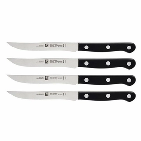 Zwilling Twin Gourmet 4-Piece Steak Knife Set 39123-000 jute rug, burlap rug